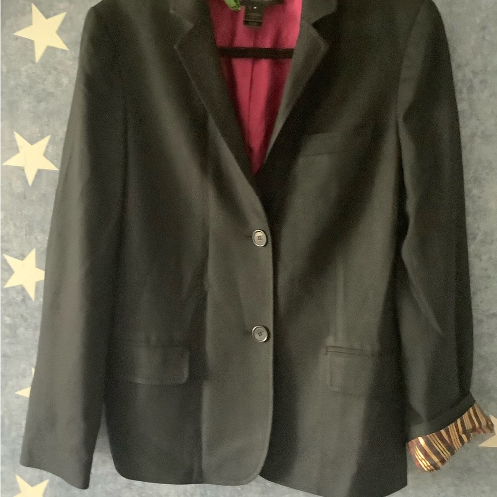 Marc By Marc Jacobs Black Blazer Classic Tailored Design